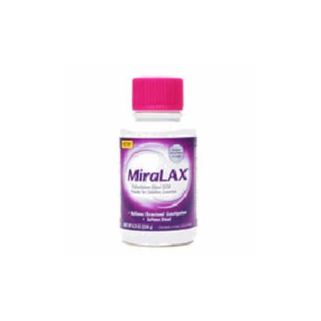 Miralax Laxative Powder 8.3 oz. 17 Gram Strength Polyethylene Glycol 3350 11523723403